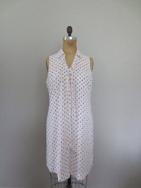 Express Nautical Anchors Print Button Down Dress - NWOT